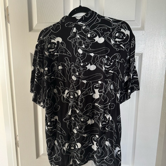 Disney Black and White Mickey Mouse Shirt - Picture 2 of 2